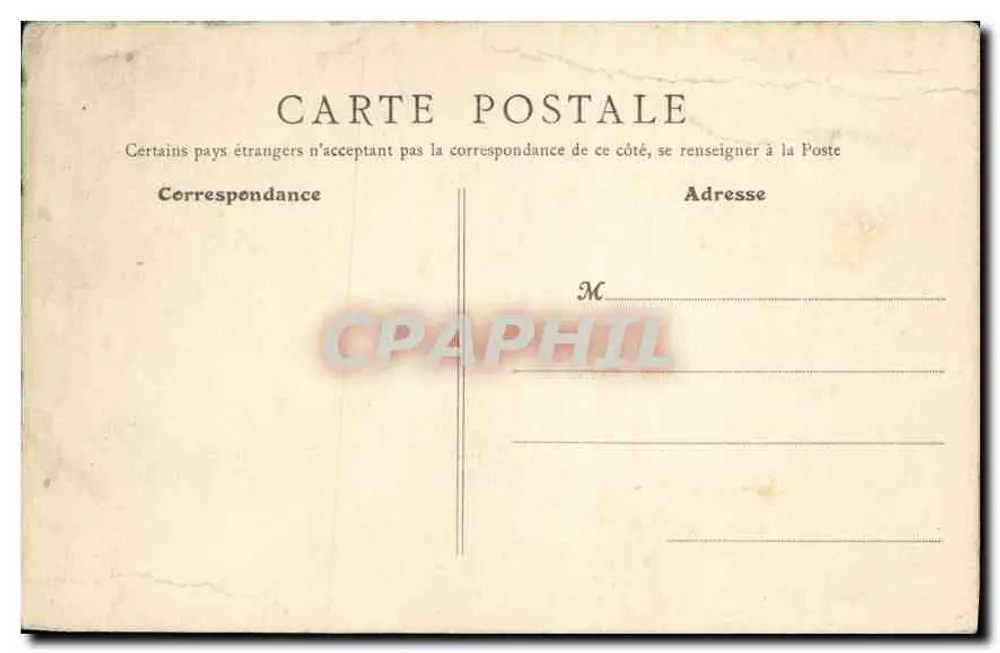Fontainebleau (S.-et-M.) - Salão do Conselho — B.F., Paris - Verso
