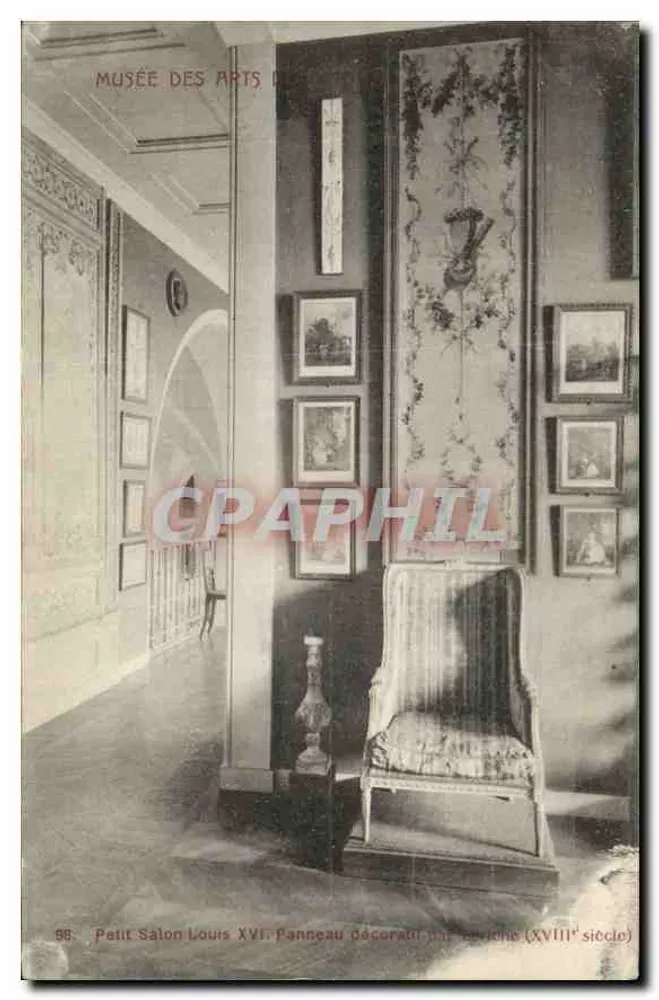 Kunstmuseum — Petit Salon Louis XVI. Dekoratives Panel des 18. Jahrhunderts — Éditions du Vieux Paris - Vorderseite
