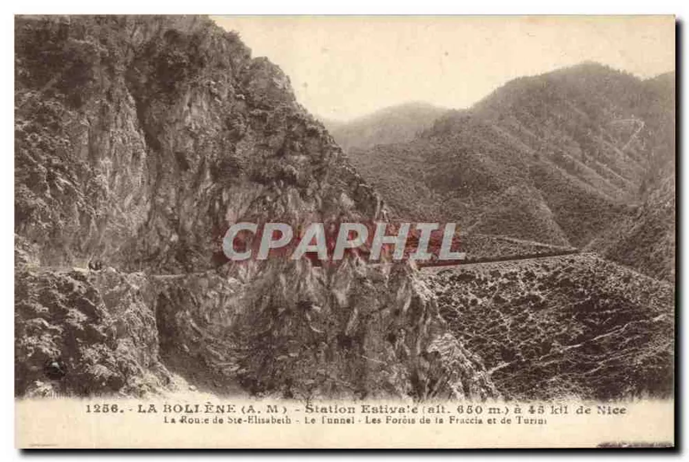 La Boliène (A.M.) - Sommerstation (Höhe 650 m) 45 Kilometer von Nice entfernt - Die Route von Ste-Élisabeth - Der Tunnel - Die Wälder von Fraccia und Turin - Vorderseite