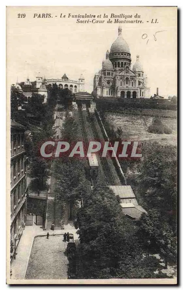 Paris - Der Funicular und die Basilika des Heiligen Herzens von Montmartre - LI. - Vorderseite