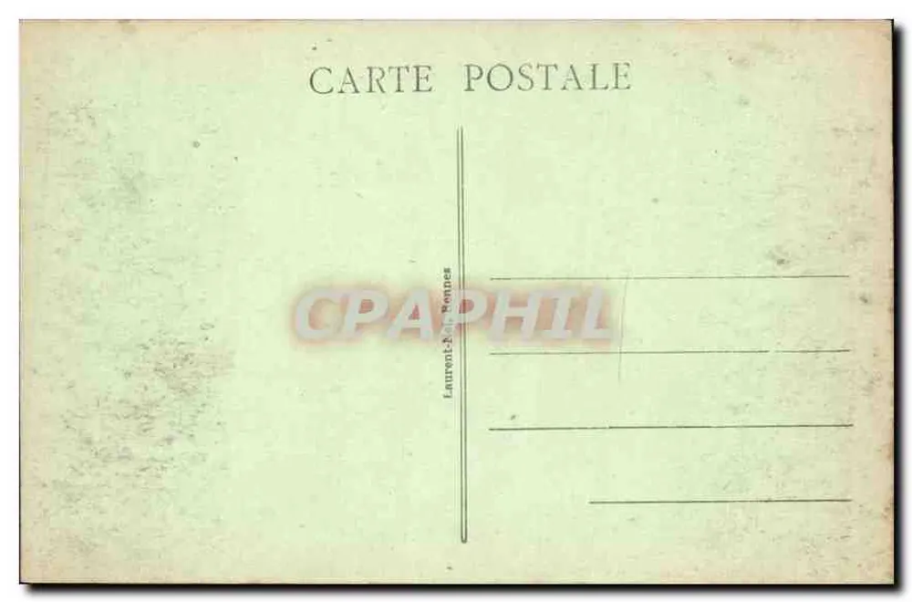 Côte d'Emerande — Saint-Cast, Ansicht des Bades Frénais — Verlag Laurent-Belin Ronpnes, Nr. 1465 - Rückseite