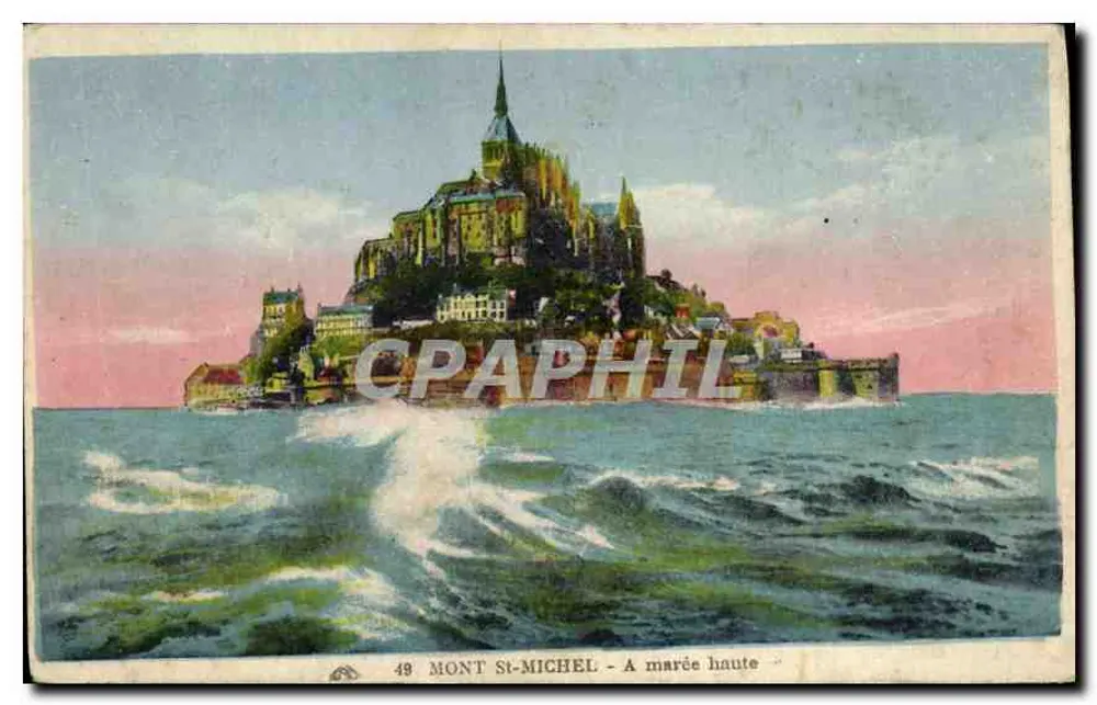 Mont-Saint-Michel — À maré alta — n°49 - Frente