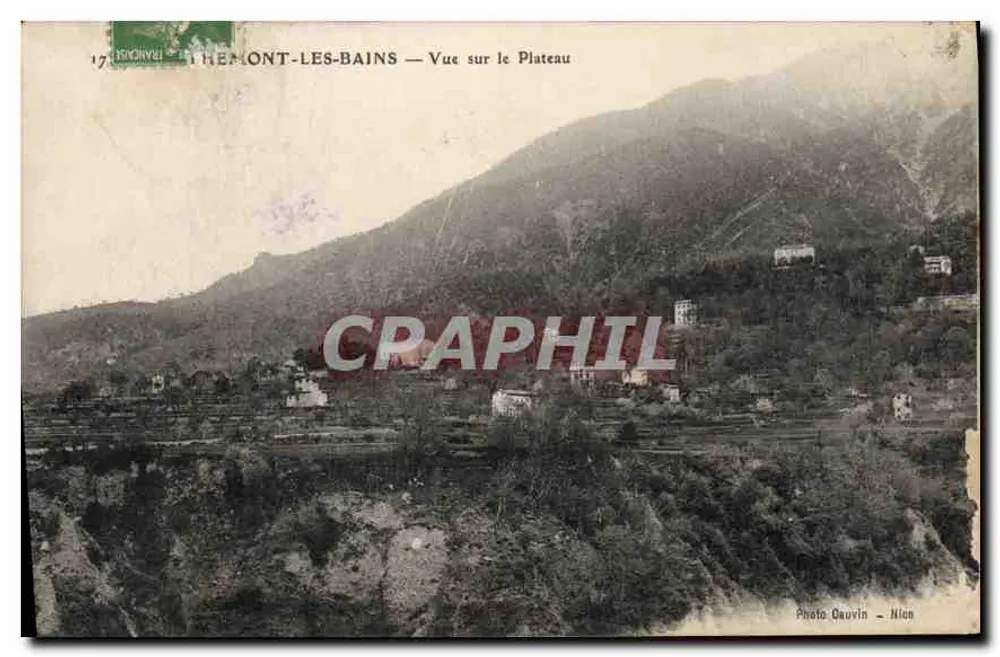 Remont-les-Bains — Blick auf den Plateau — Photo Gauvin — Nîmes - Vorderseite