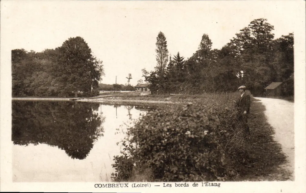COMBREUX (Loiret) — As margens do Lago - Frente