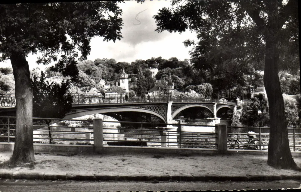 La Varenne - St-Maur (Seine) — O Ponte de Chénebres — Fotógrafo Verdadeiro - Frente