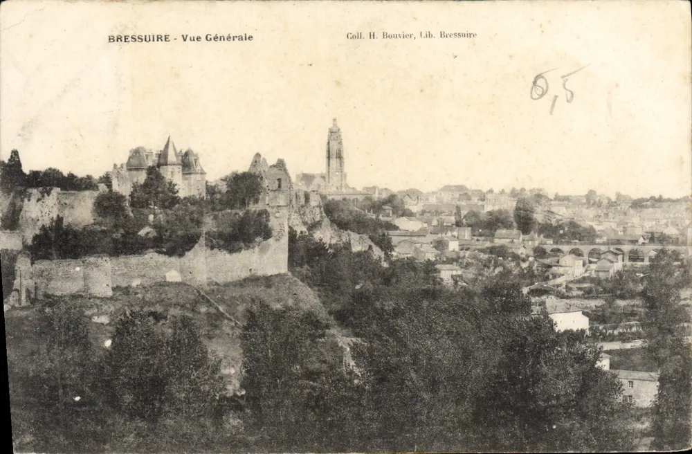 Bressuire - Vista Geral — Coleção H. Bouvier, Livraria Bressuire - Frente