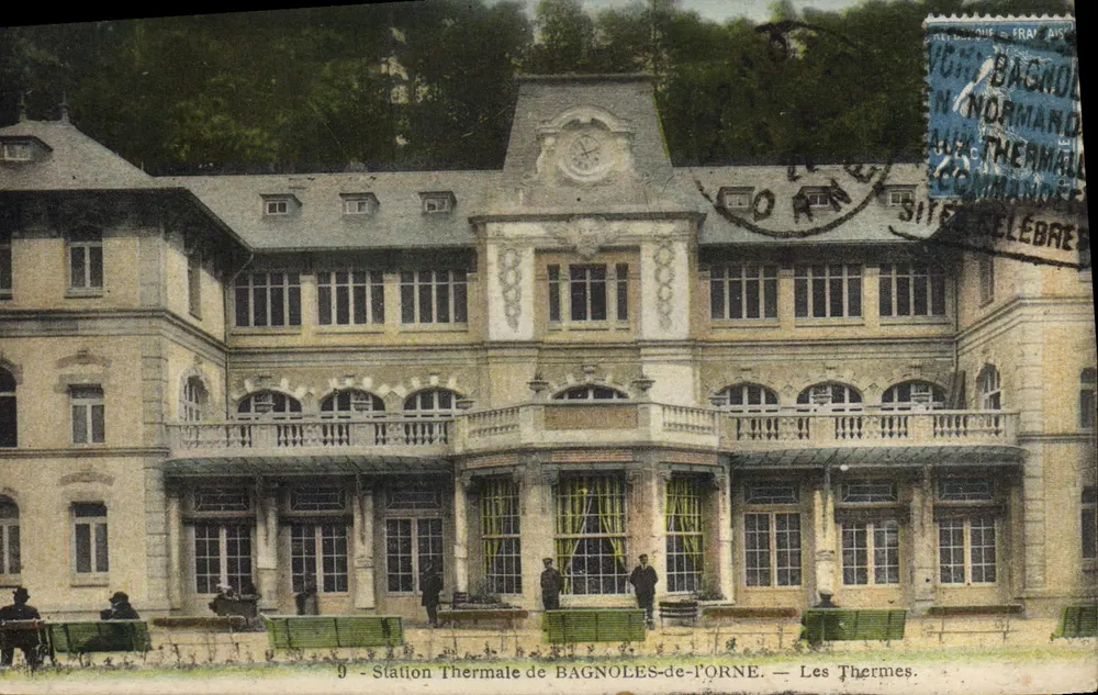 Therme von BAGNOLES-de-l'ORNE — Die Thermalbäder — Verleger Morin, Nr. 9 - Vorderseite