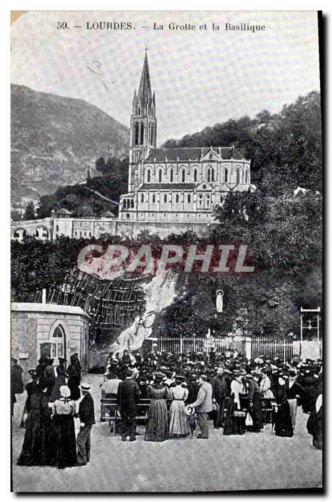 Lourdes — A Gruta e a Basílica — Graphil - Frente