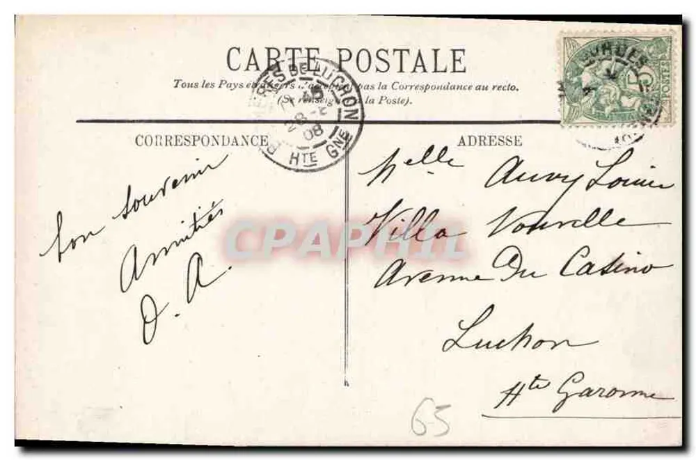 Lourdes — A Gruta e a Basílica — Graphil - Verso