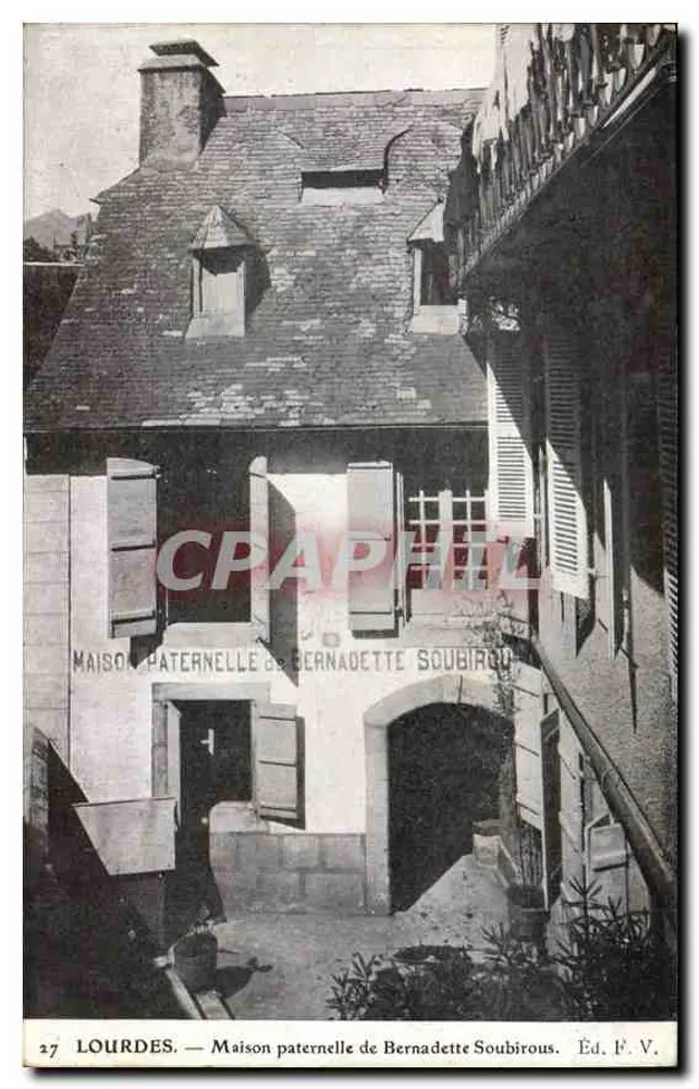 Lourdes — Vaterhaus von Bernadette Soubirous — Verlag P. V. - Vorderseite
