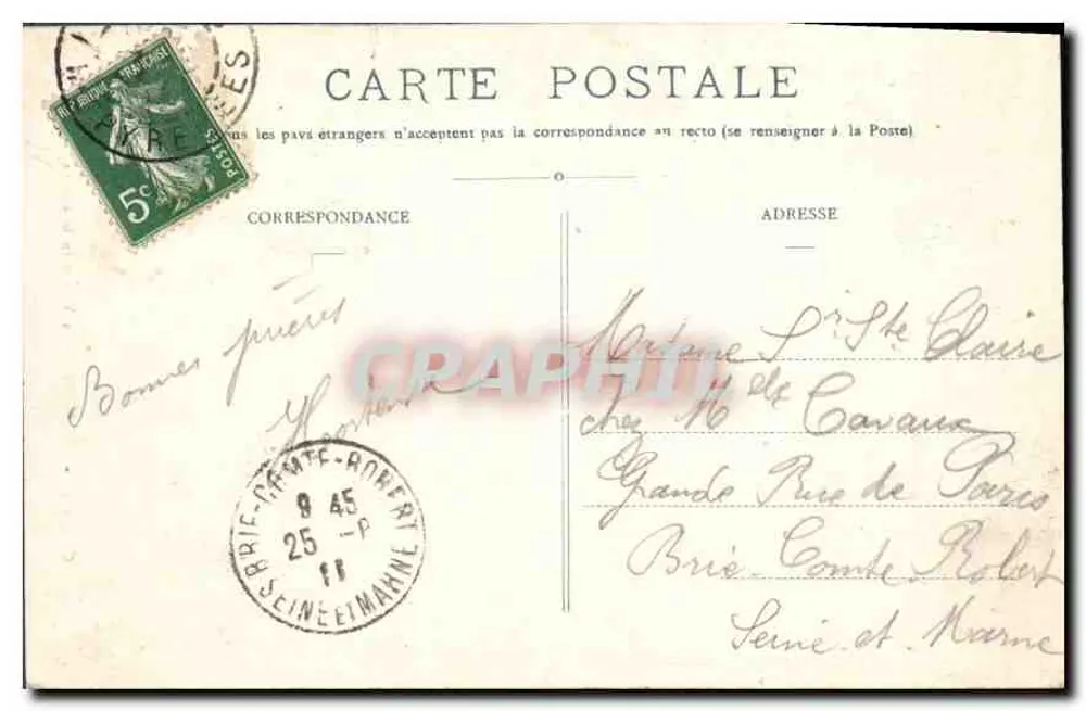 Lourdes — A Virgem da Gruta — C. C. - 99 - Verso