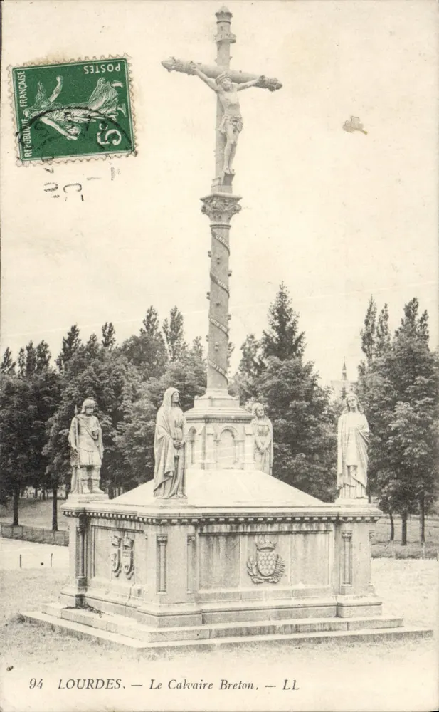 Lourdes — O Calvário Bretão — LL - Frente