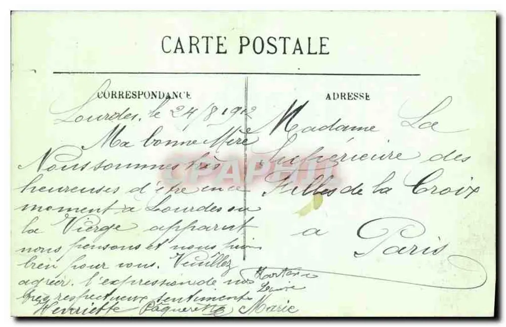 Lourdes — A Basílica — LL. — n°41 - Verso