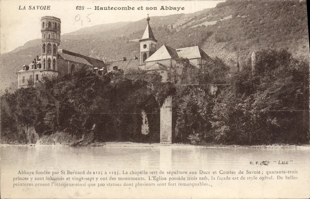 Haute-Côme und ihre Abtei — Savoyen — B.F. Lux, Nr. 628 - Vorderseite