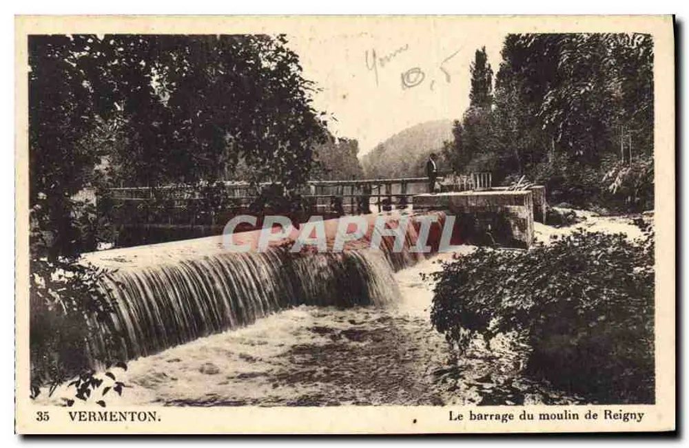 Vermenton — El dique del molino de Reigny — n°35 - Anverso