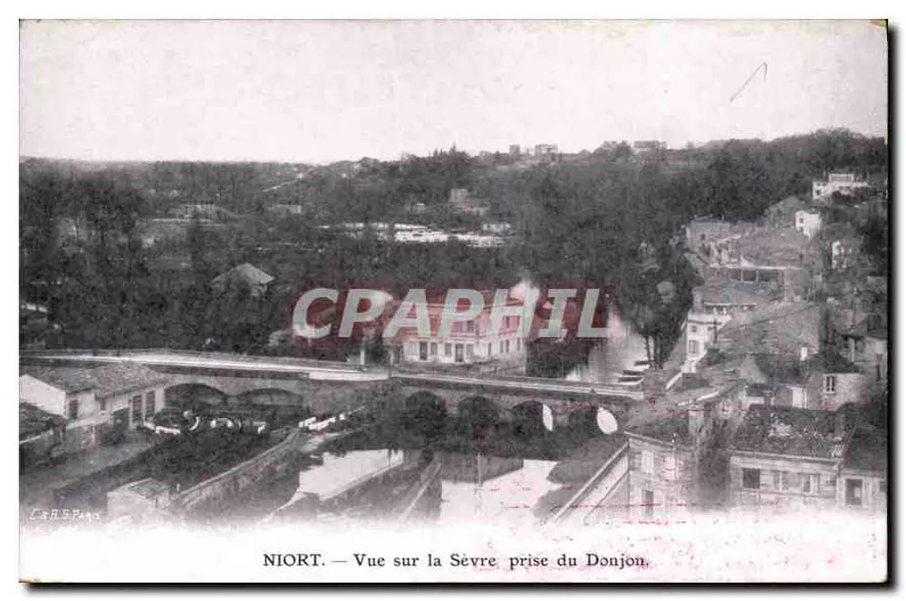 Niort — Ansicht der Sèvre vom Donjon — C.R.B. SPARS - Vorderseite