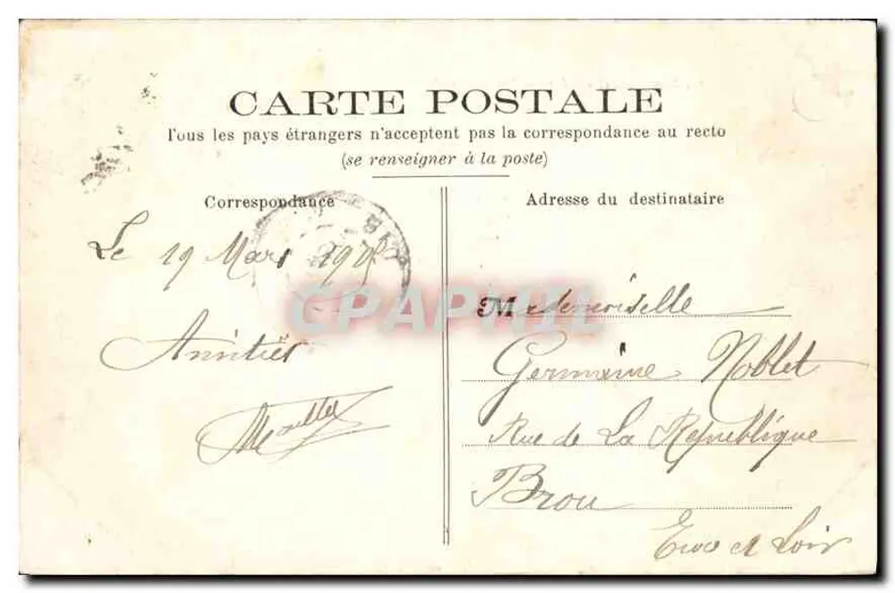 Langeais (Loir-et-Cher) — Vista geral — Grand Bazar Tours - Verso