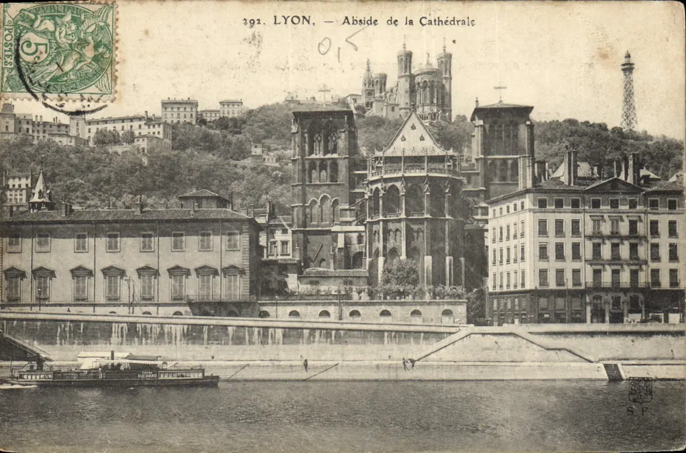 LYON — Abside da Catedral — S.P. n° 292 - Frente