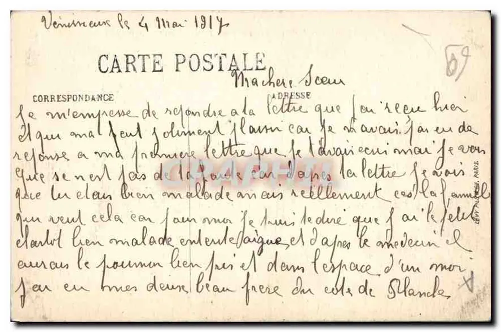 LYON — Die Brücke des Wechsels, Place d'Albon und die Kirche Saint-Nizier — Sklecta, n°86 - Rückseite
