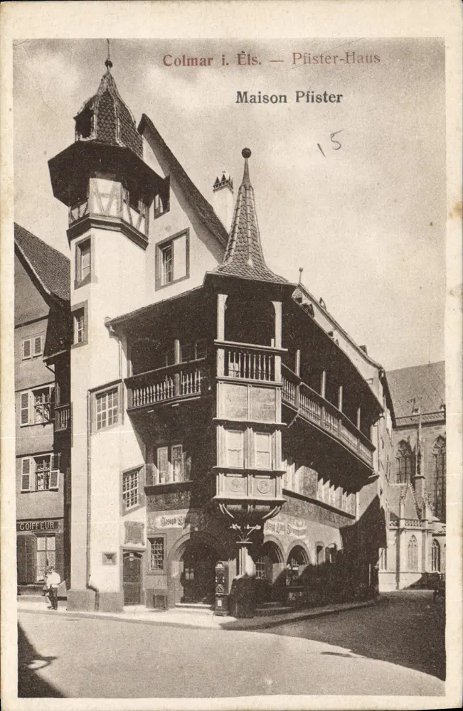 Colmar in Elsass — Pfister-Haus — W. Springer, Solsch, Straßburg - Vorderseite