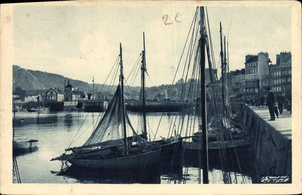 Berg des Roule — Avant-Port — Drehbrücke — Kunstausgabe VASION - Vorderseite