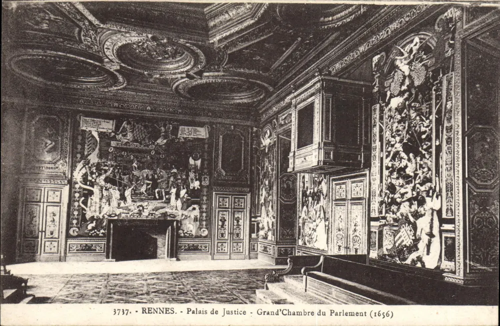 Rennes - Justizpalast - Grand'Chambre des Parlaments (1656) - Vorderseite
