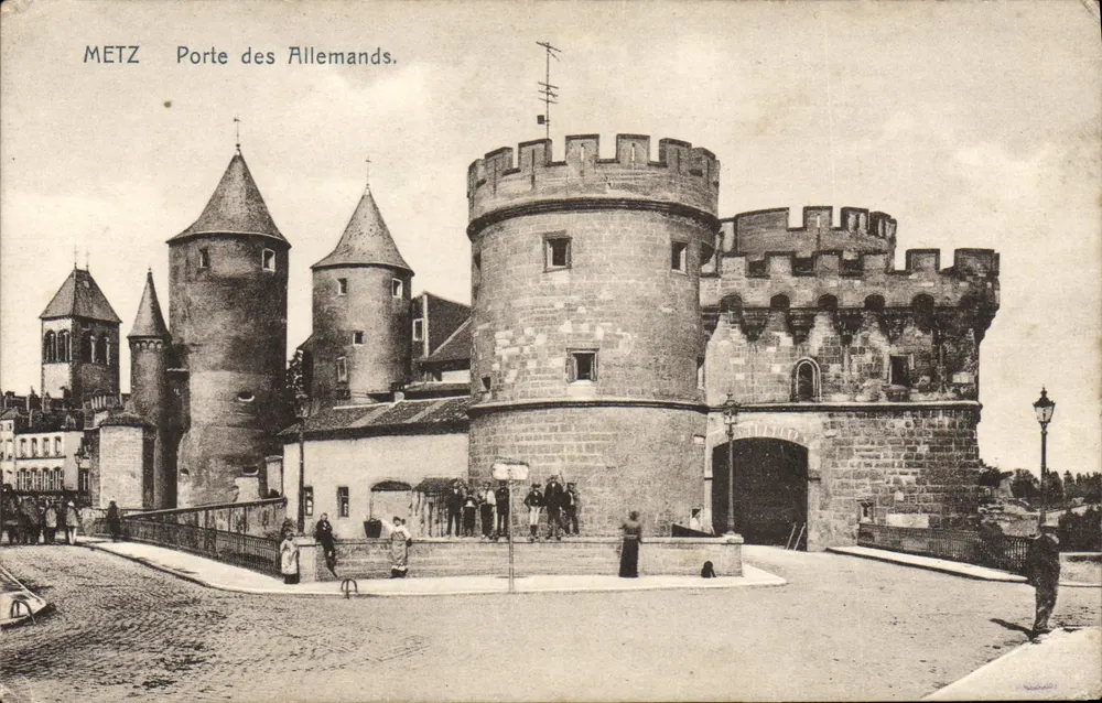 Metz — Porte des Allemands — editore non identificato, numero di serie non visibile - Recto