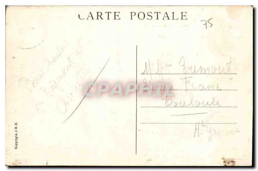 Notre-Dame des Neiges — Freiwilliges Krankenhaus während des Krieges — Erinnerung 1914-1918 - Rückseite