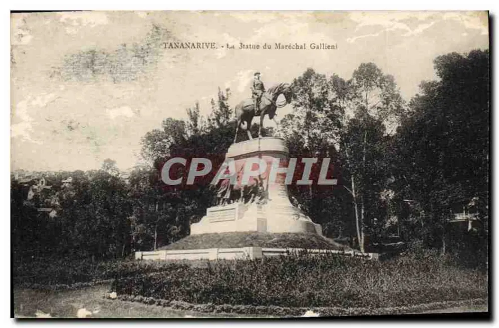 तानानारिव - मार्शल गैलिएनी की प्रतिमा — अज्ञात प्रकाशक, श्रृंखला संख्या 14 - आगे