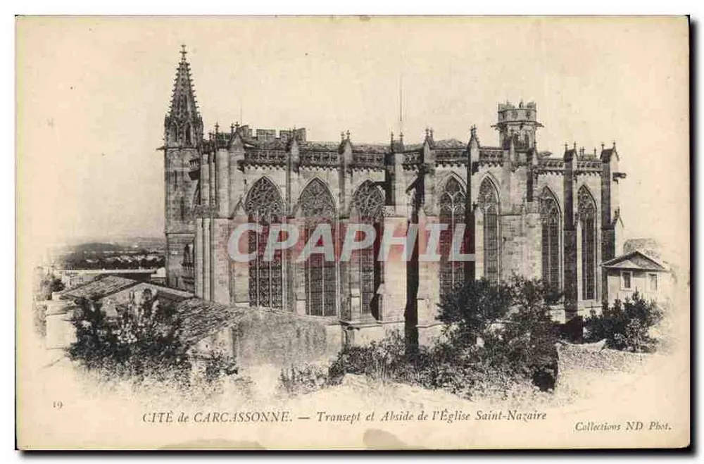 Cité de Carcassonne — Transept und Apse der Kirche Saint-Nazaire — Collections ND Phot. - Vorderseite