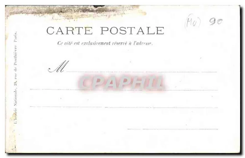 Der Prinz von Joinville — Portrait — Verlag Ponthieu, Paris - Rückseite