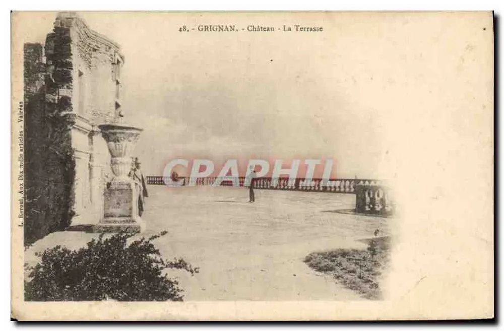 Grignan - Castelo - A Terrasse — L. Horvati, n°48 - Frente