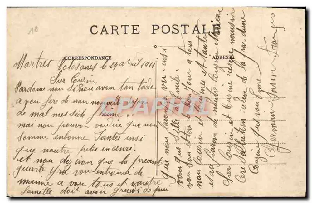 Martres-Tolosane (Hte-Gne) — Schloss Soulancé — Sammlung B.Z., Verlag in Martres - Rückseite