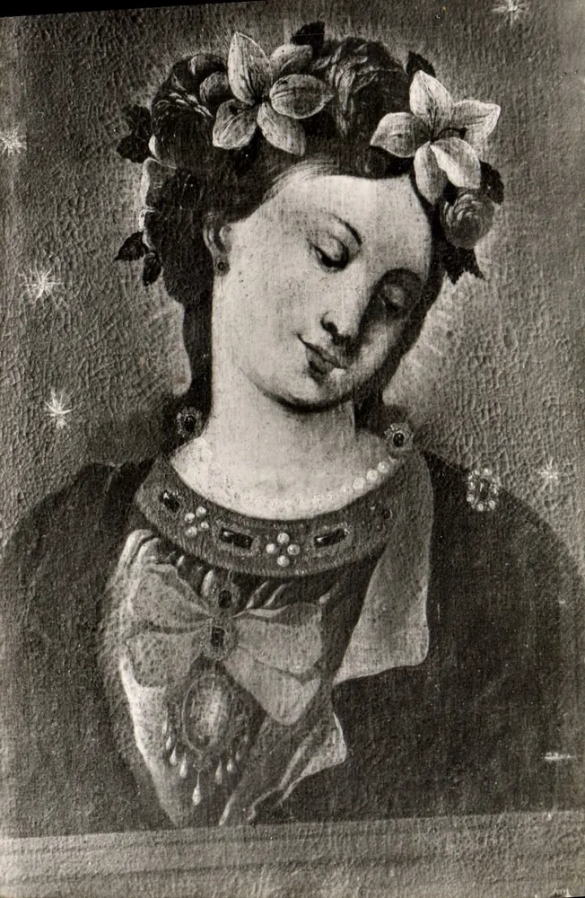 Madonna de Wessobrunn — Beuerberg-Stiftskirche — Foto Dr. Johann Steiner, München, Nr. 631 - Vorderseite