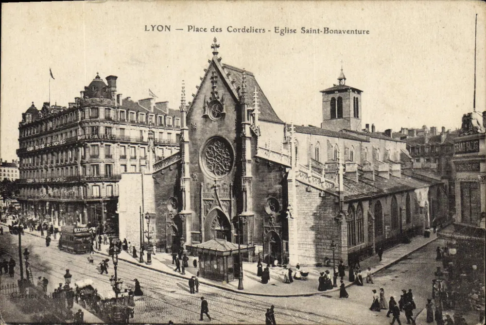 LYON — Place des Cordeliers — Kirche Saint-Bonaventure — Garnier, Verlag - Vorderseite