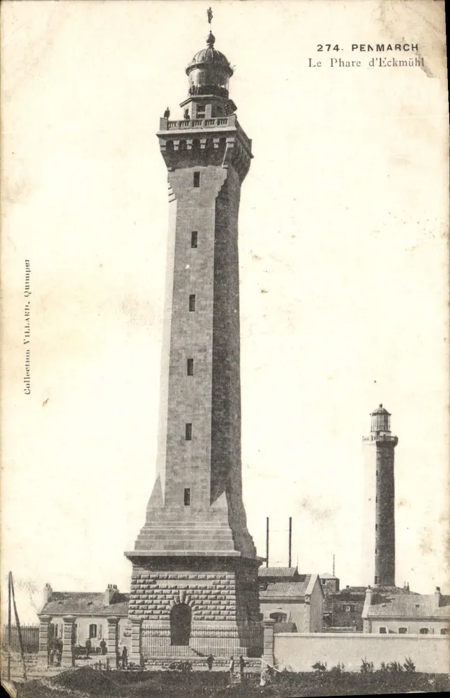 O Farol de Eckmühl — Penmarc'h — Coleção Villarch, Quimper, n° 274 - Frente