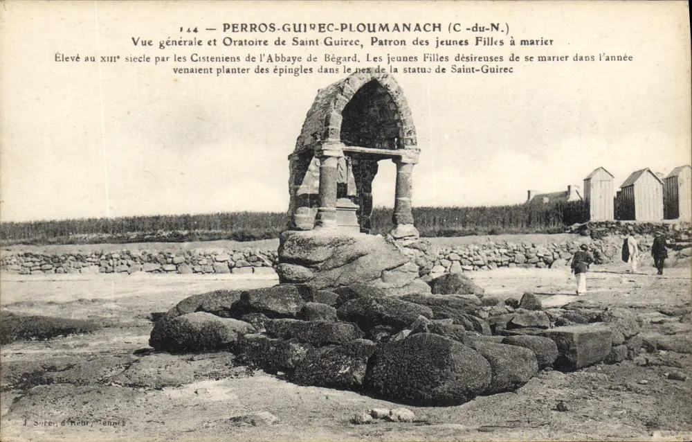 Perros-Guirec-P loumanach (C.-du-N.) — Oratório de Saint-Guirec, editor Suren & Neur, n° 144 - Frente