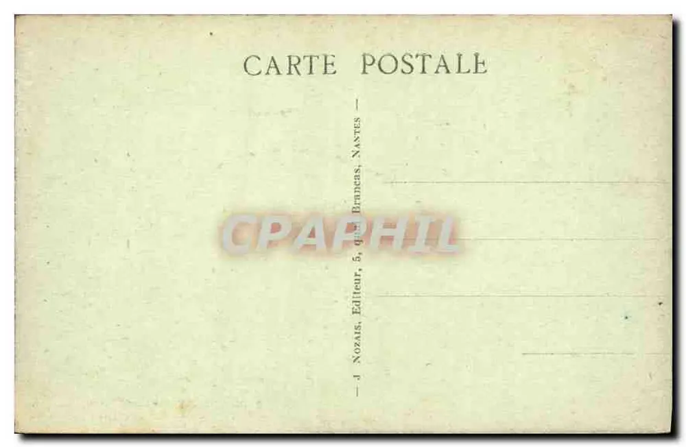 Perhos — Vista da costa — J. Nozais, Nantes - Verso