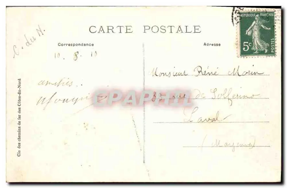 Otter — Die Rosa Granitküste — Perros-Guirec - Rückseite