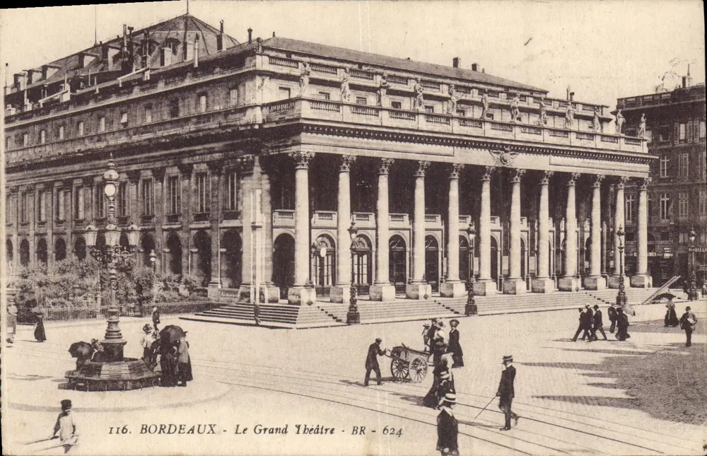 Bordeaux - El Gran Teatro — BR - 624 - Anverso