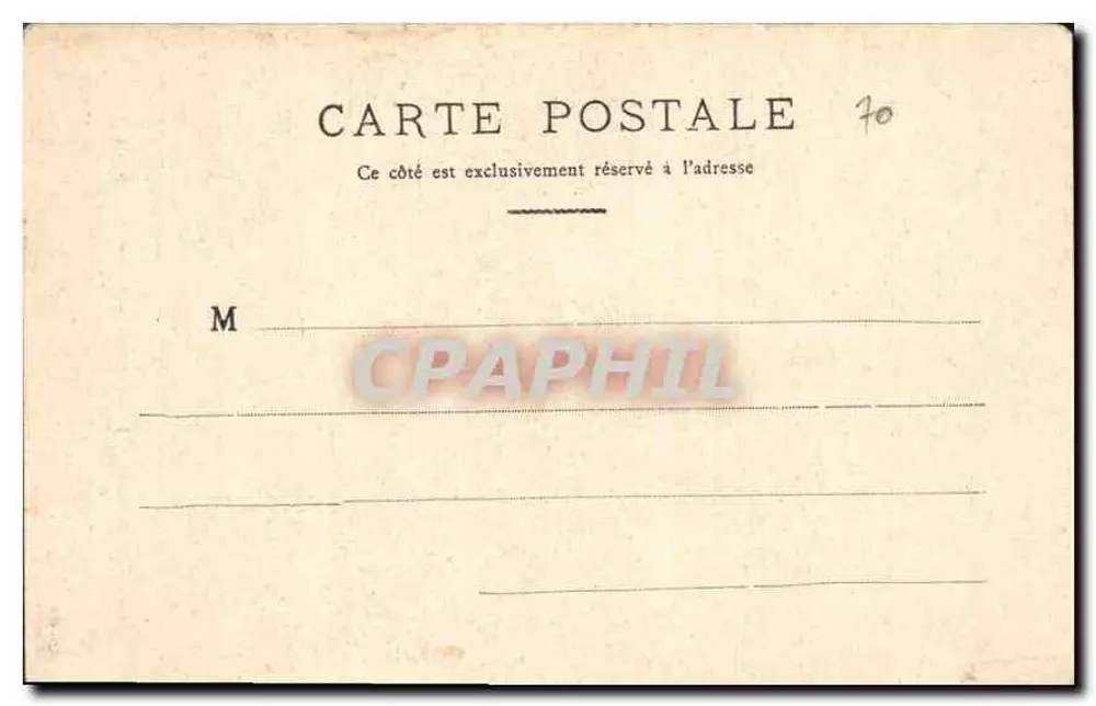 Grignan (Drôme) — Praça e Estátua da Sra. de Sévigné — Papeterie Chapuis, Montélimar - Verso