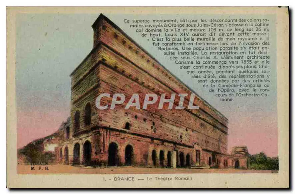 Oranège — O Teatro Romano — Editor IDéale - Frente
