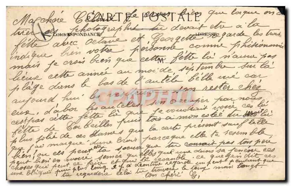 Einrichtungen (Côtes-du-Nord) - Rennen der 'Sozialisten' — J.-B. Barat, Verlag-Fotograf St-Quay, Mackenssein Apparatus Cheque - Rückseite