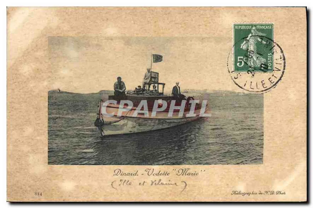 Dinard - Uitzicht op de vodette "Marie" — (Île et Vilaine) — Fotograaf N.D. Fot. - Voorkant