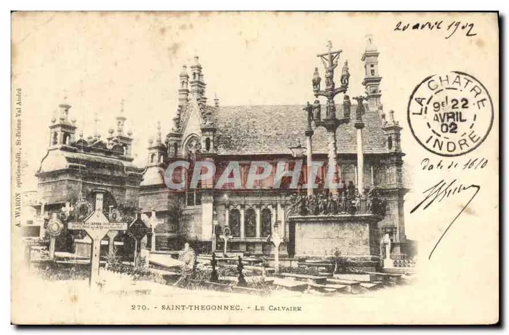 Saint-Thégonnec - Krzyż Święty — A. Walon, wydawca, nr 270 - Awers