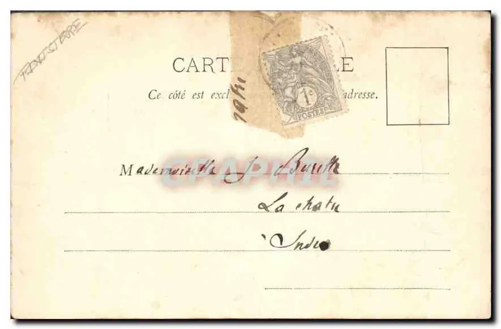 Saint-Thégonnec - Krzyż Święty — A. Walon, wydawca, nr 270 - Rewers