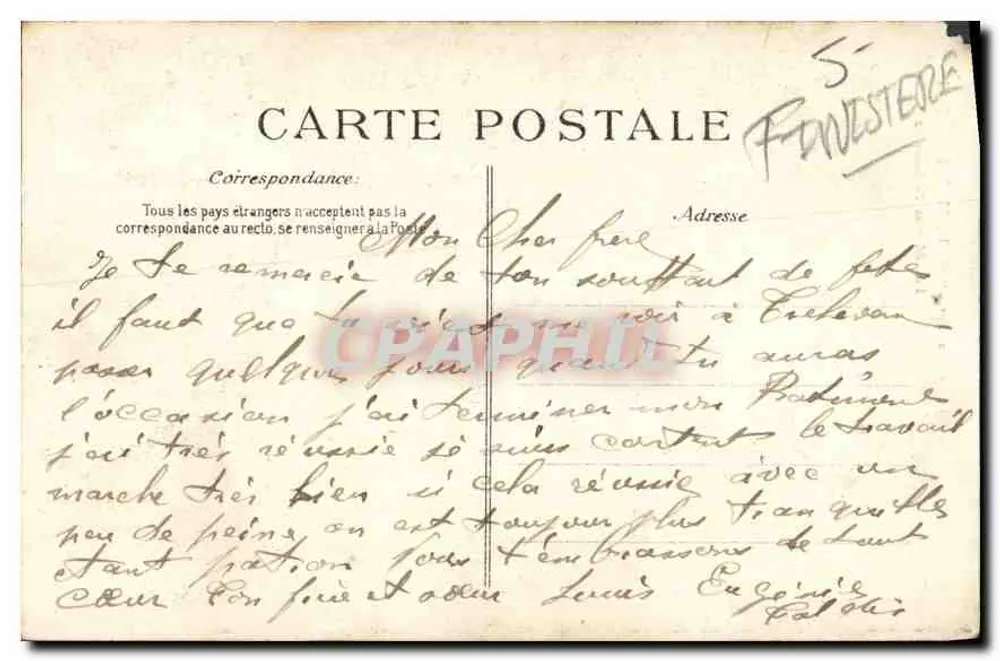 Les Mariés de Roscoff — costumes bretons — éditeur Les Mariés de Roscoff, n° 230bis - Verso