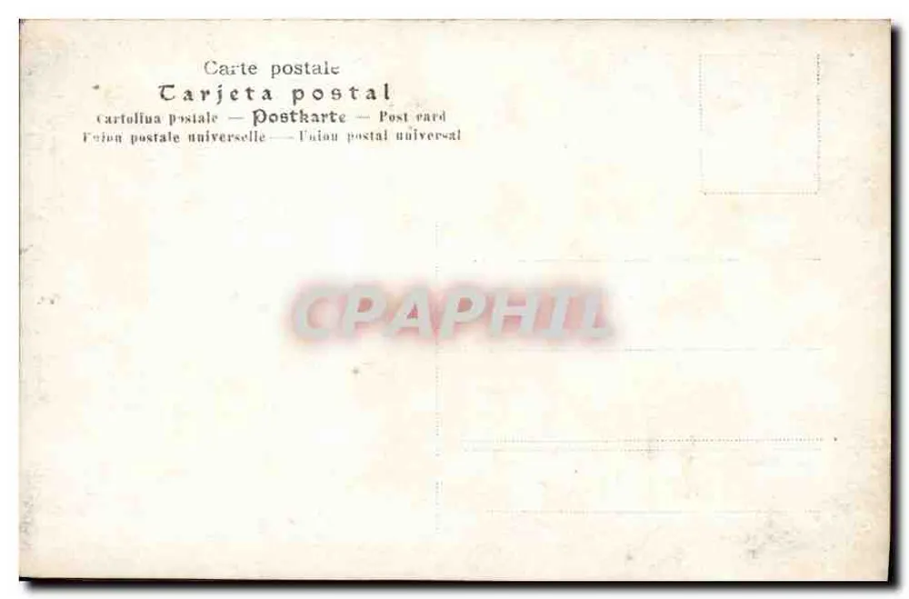 Retrato de um homem em uniforme — editor não identificado — número de série não visível - Verso