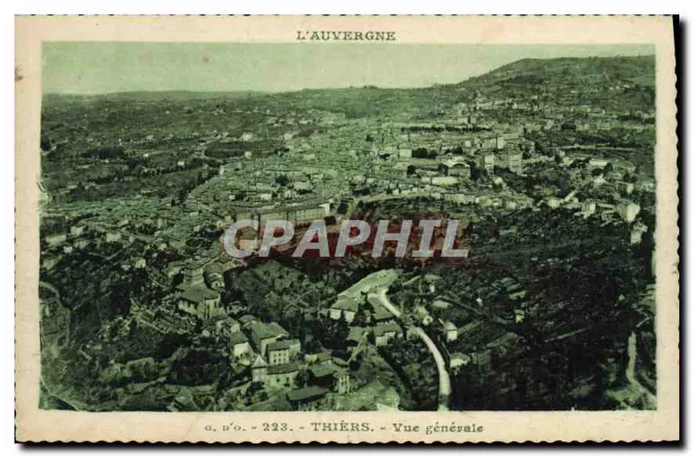 Thiers — Vista geral — J. Gouttefangea, Édith, Olliergues (P.-de-D.) - Frente