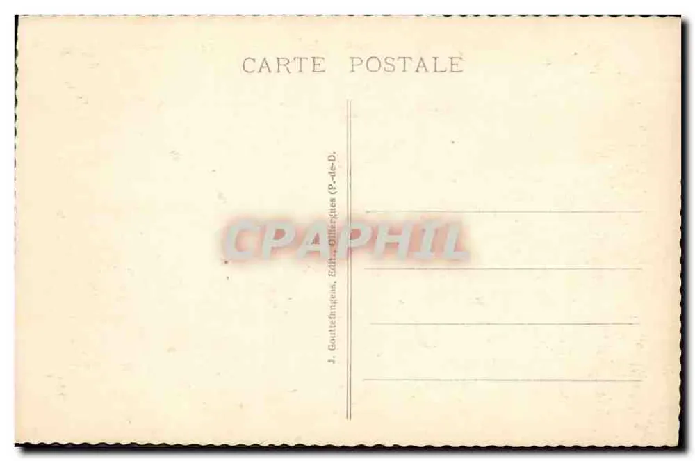 Thiers — Vista geral — J. Gouttefangea, Édith, Olliergues (P.-de-D.) - Verso